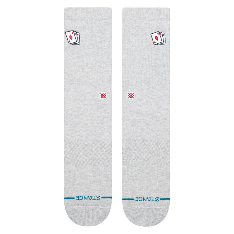 Stance Hit Me Crew Socks - Heather Grey