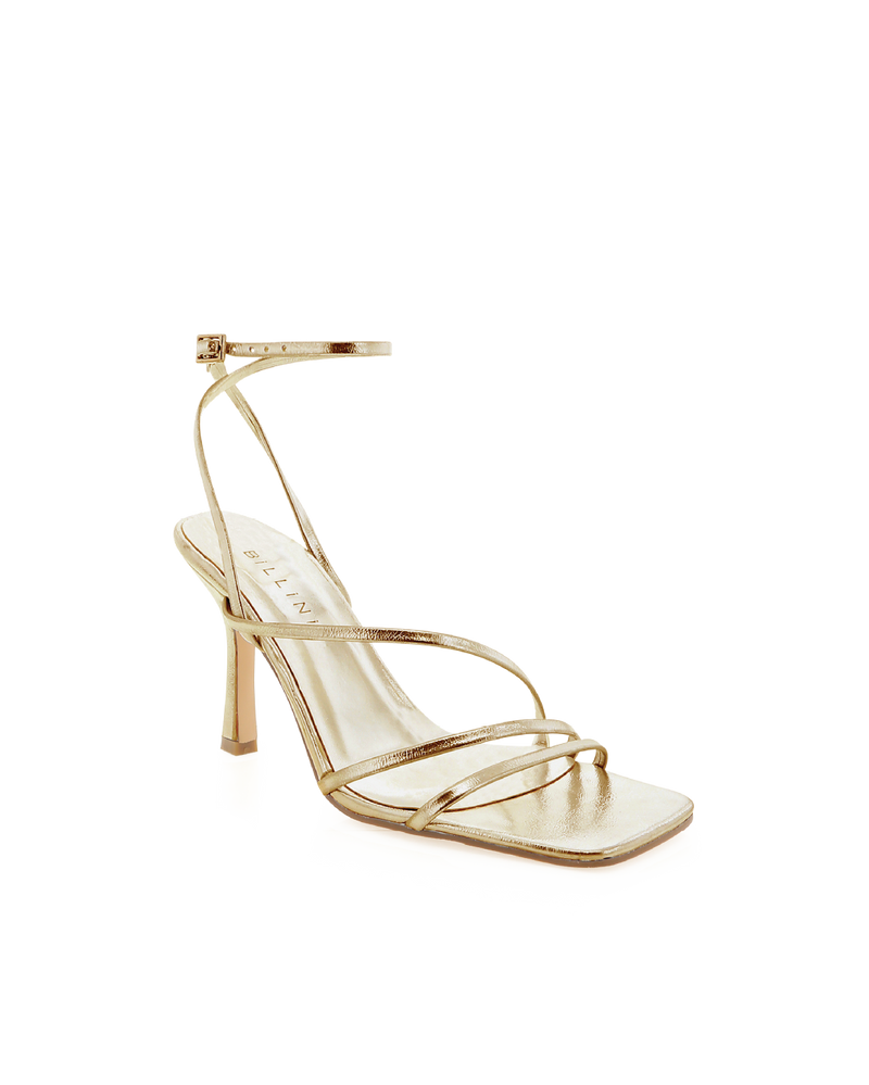 SYLVIA - GOLD METALLIC-Heels-Billini-Billini