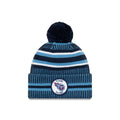 TENNESSEE TITANS OFFICIAL NFL SIDELINE HOME COLD WEATHER SPORT KNIT BLUE/WHITE