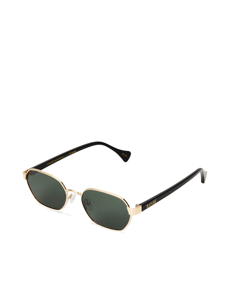 THE BLAKE - GOLD-DARK OLIVE-SUNGLASSES-BANBE-Billini