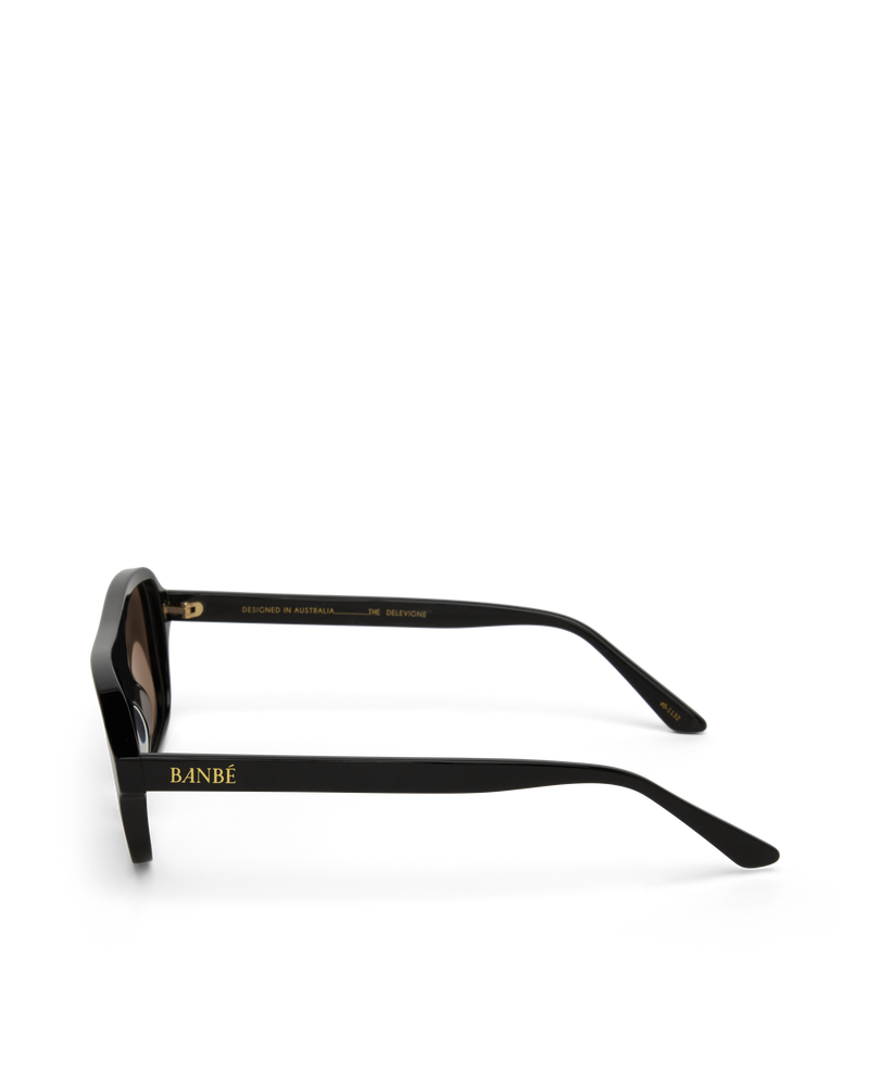 THE DELEVIGNE - BLACK-CARAMEL-SUNGLASSES-BANBE-O/S-Billini