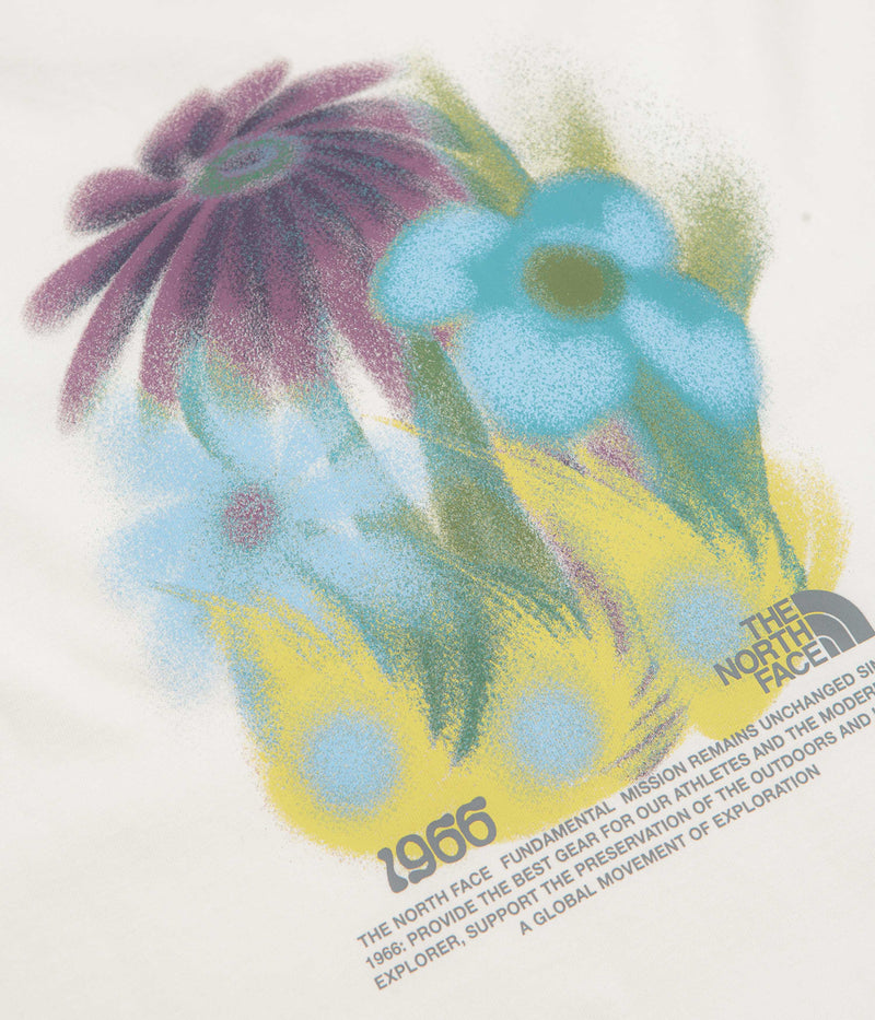 The North Face 1996 Flora Relaxed T-Shirt in White Dune