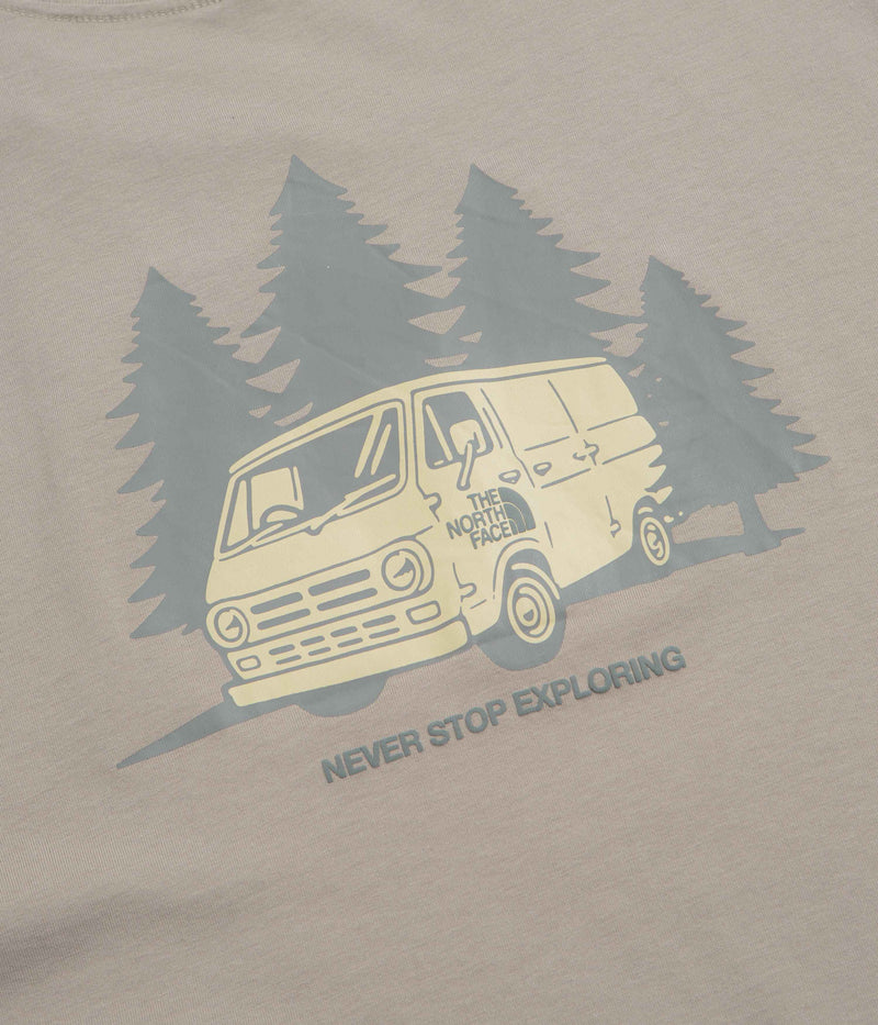 The North Face Van Life Relaxed T-Shirt in Stone Slab