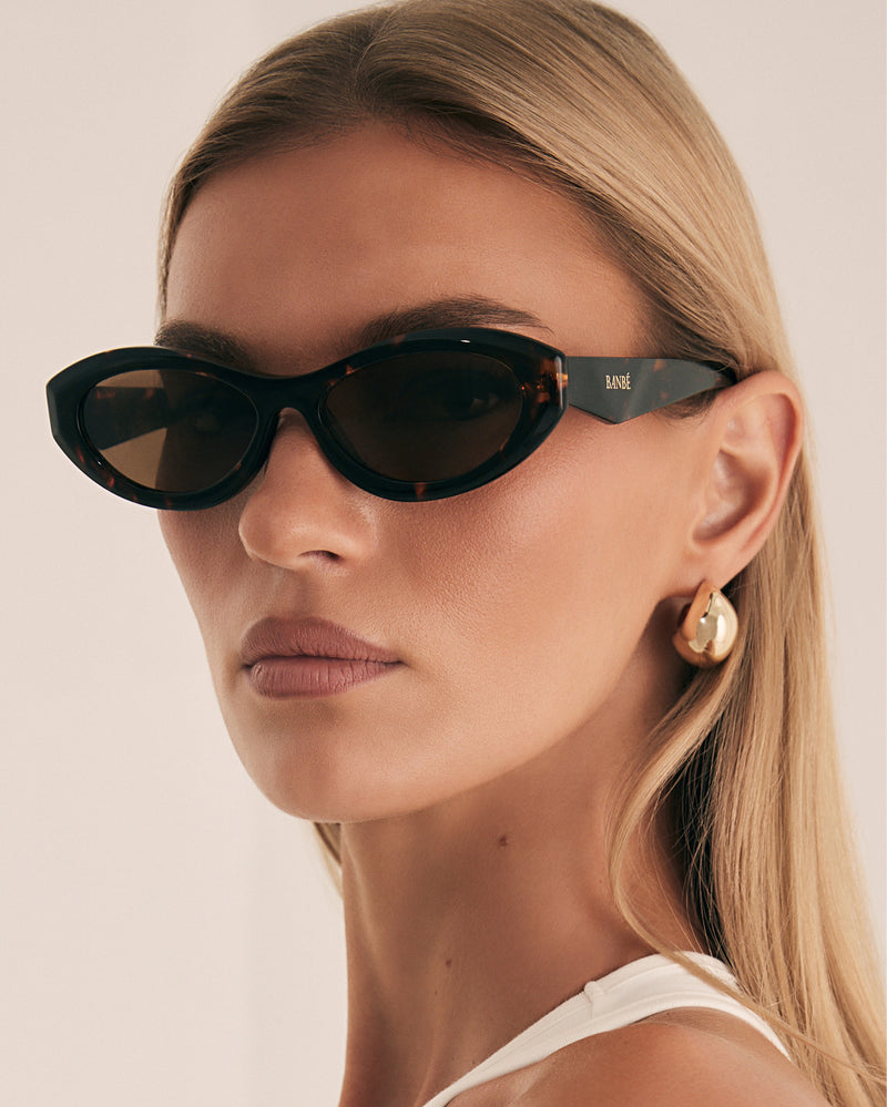 THE SELITA - HAVANA TORT-CHOCOLATE-SUNGLASSES-BANBE-O/S-Billini