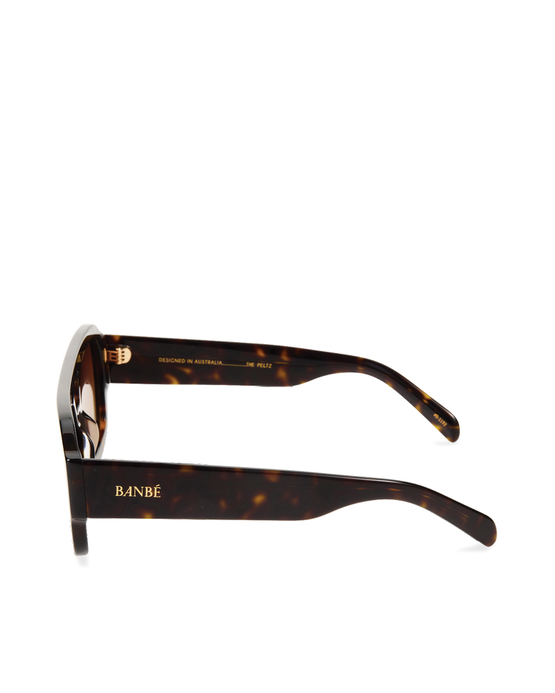 THE SUKI - DARK HAVANA TORT-CHOC FADE-SUNGLASSES-BANBE-Billini