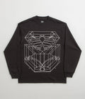 The Trilogy Tapes Graph Long Sleeve T-Shirt in Black