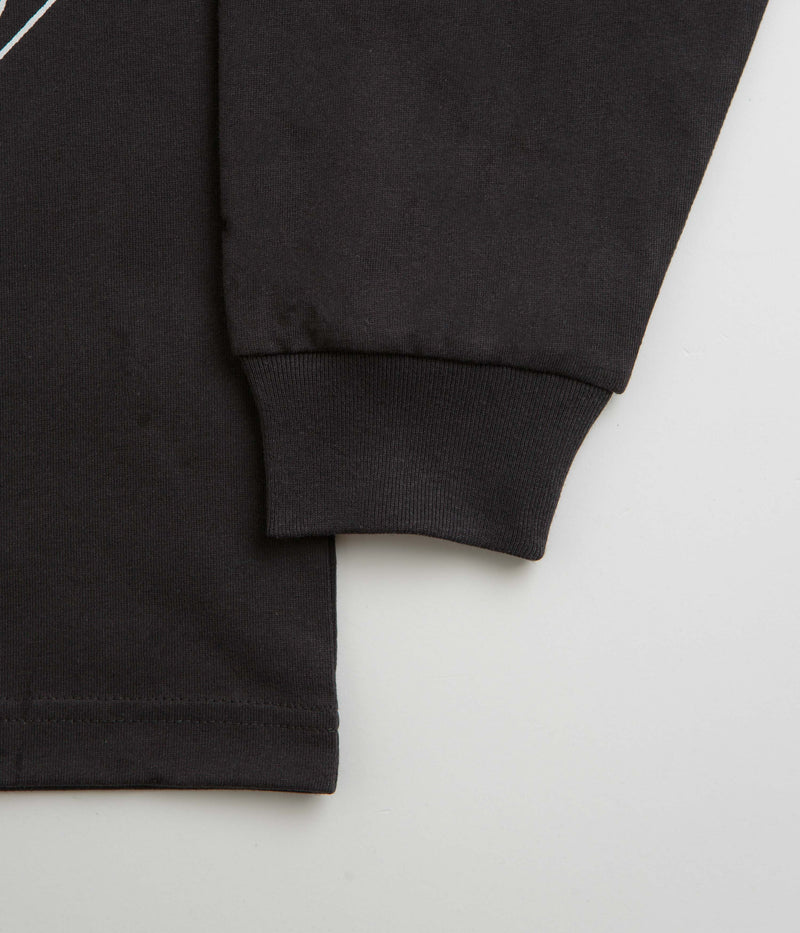 The Trilogy Tapes Graph Long Sleeve T-Shirt in Black