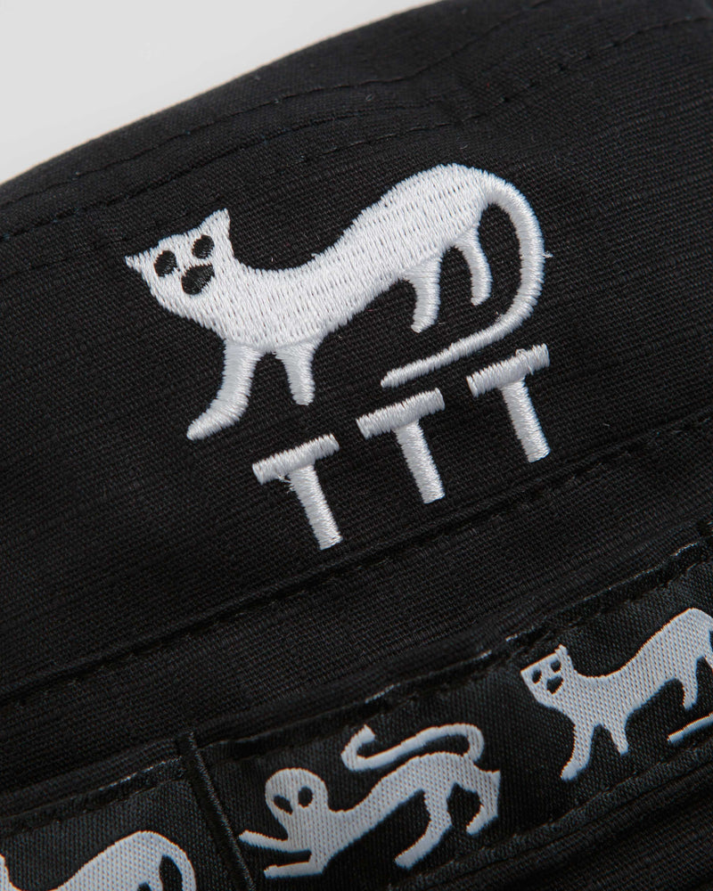 The Trilogy Tapes Lion Boonie Hat in Black