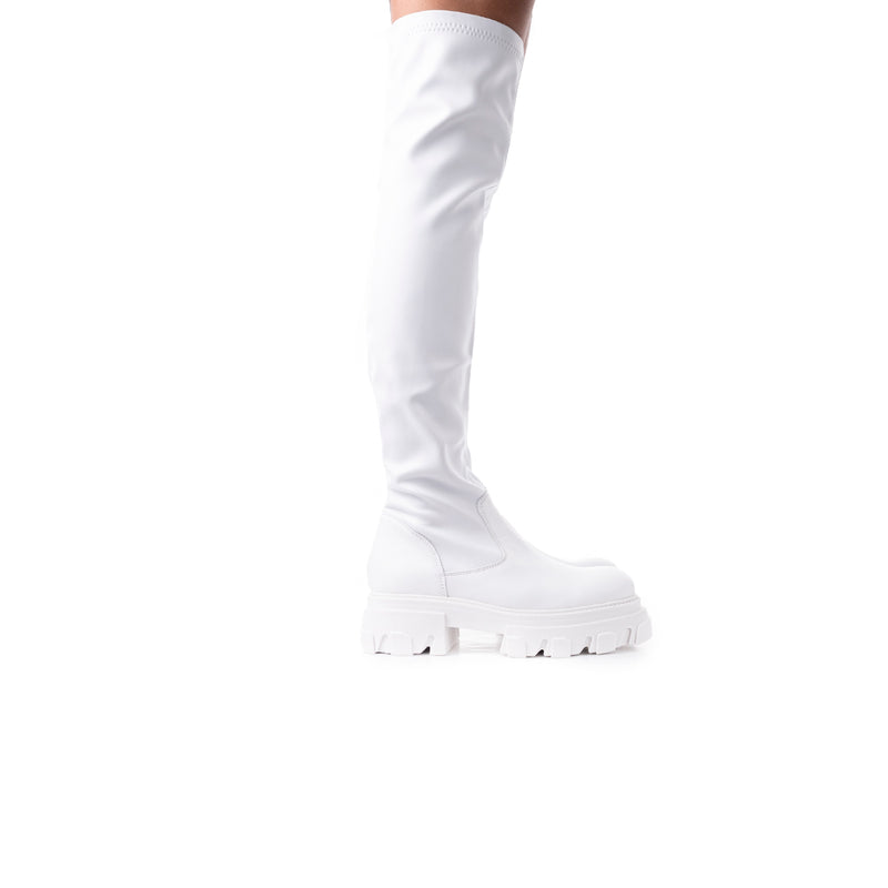 Tilburg White Stretch Leather (6565449760848)