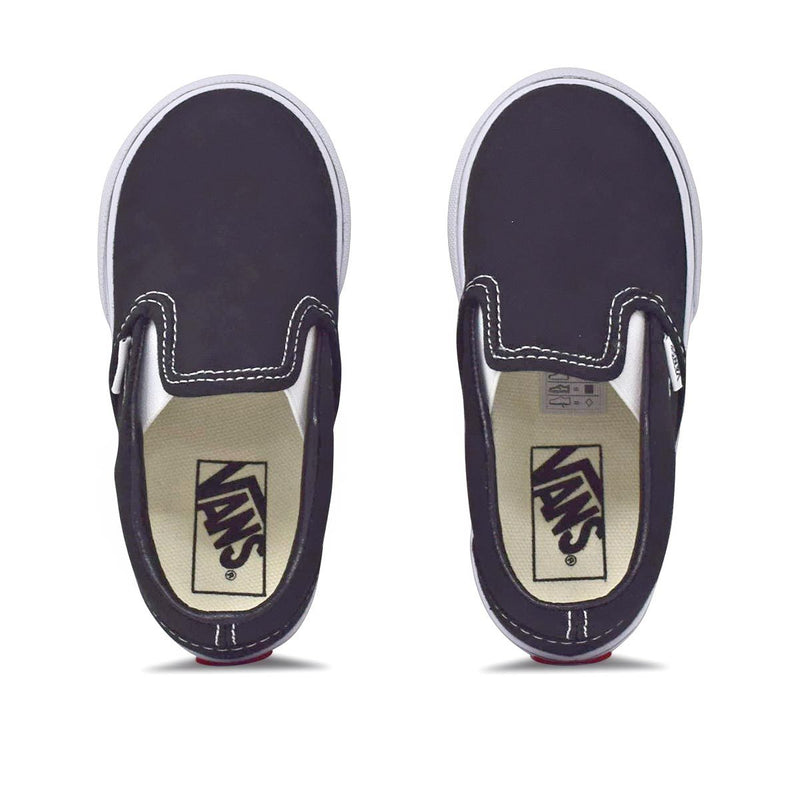 Toddler Classic Slip-On Black/White