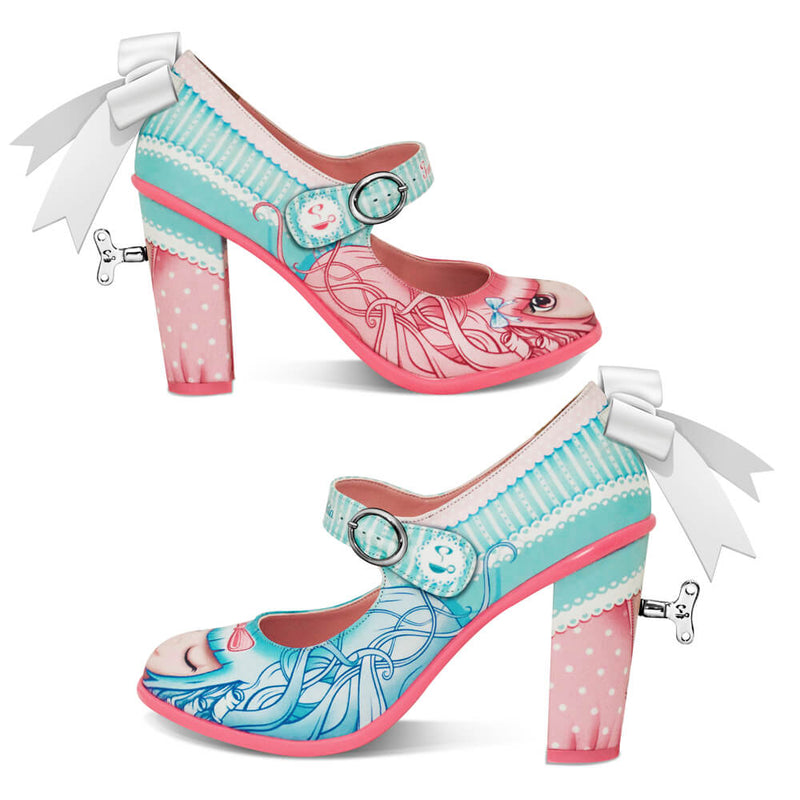 Chocolaticas® High Heels Twin Lolita Women's Mary Jane Pump Shoes