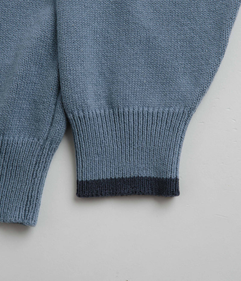 Universal Works David Cardigan in Chambray