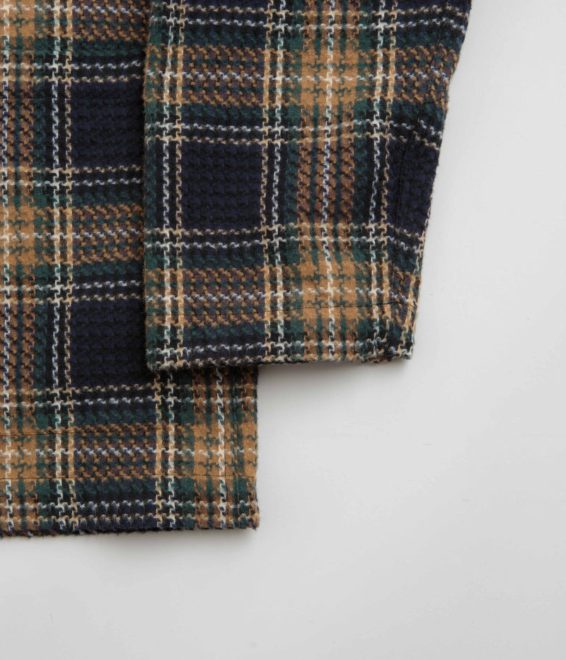 Universal Works Easy Jacket in Navy and Green