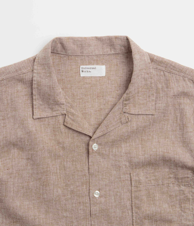 Universal Works Road Shirt in Brown