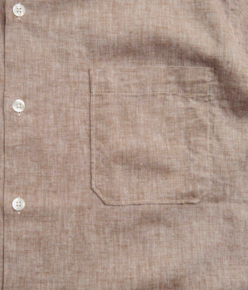 Universal Works Road Shirt in Brown