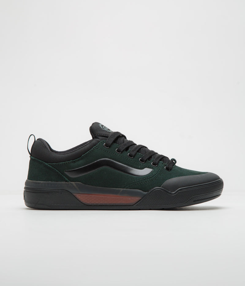Vans BMX Peak Shoes in Black and Evergreen