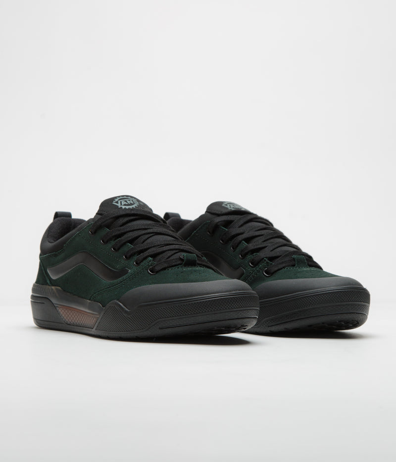 Vans BMX Peak Shoes in Black and Evergreen