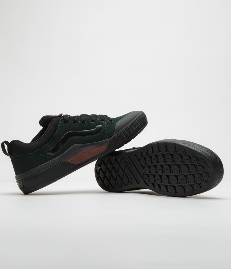 Vans BMX Peak Shoes in Black and Evergreen