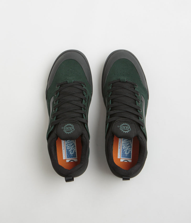 Vans BMX Peak Shoes in Black and Evergreen