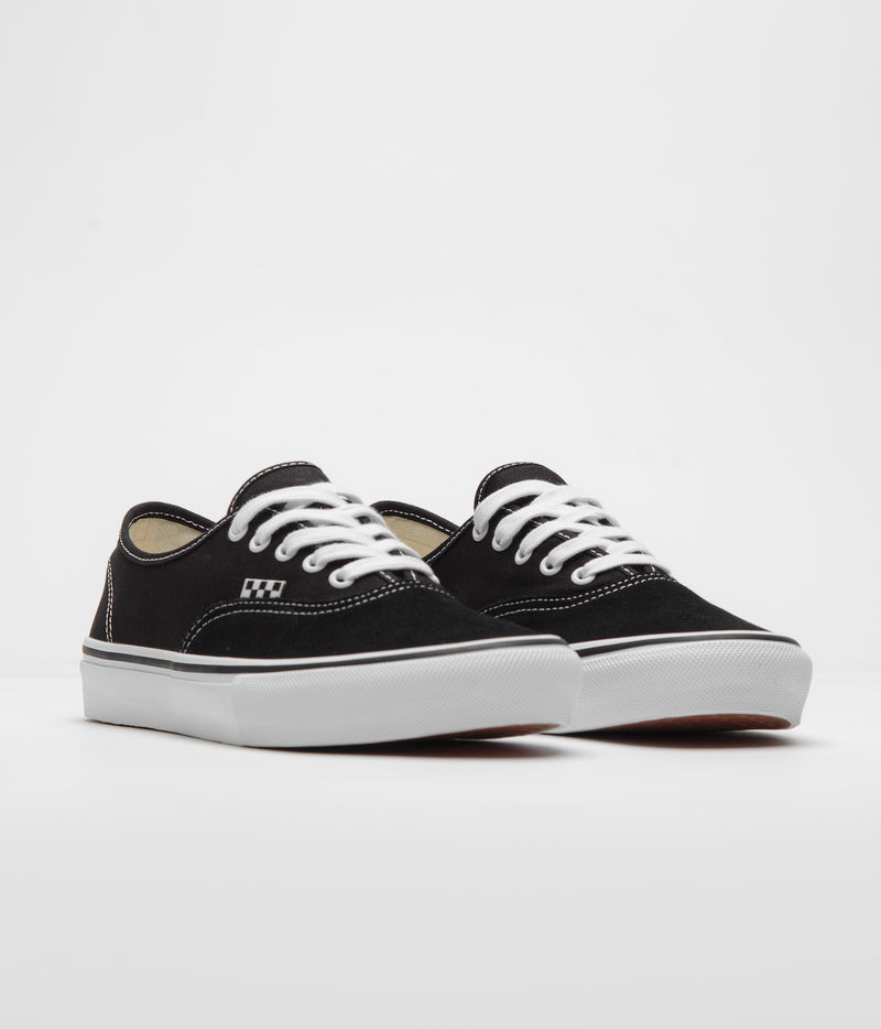 Vans Skate Authentic Shoes in Black and White