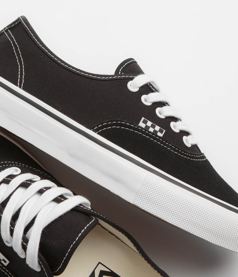 Vans Skate Authentic Shoes in Black and White