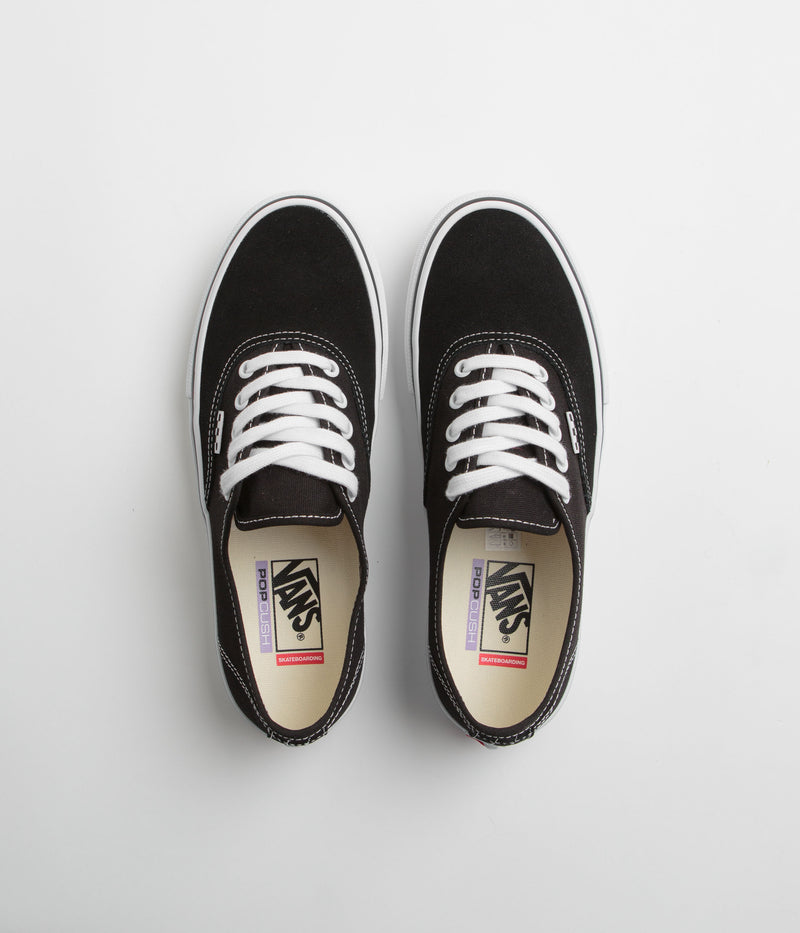 Vans Skate Authentic Shoes in Black and White