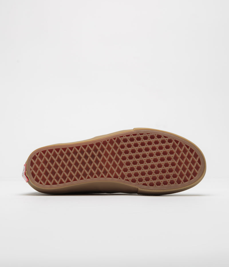 Vans Skate Authentic Shoes in Brown and Gum