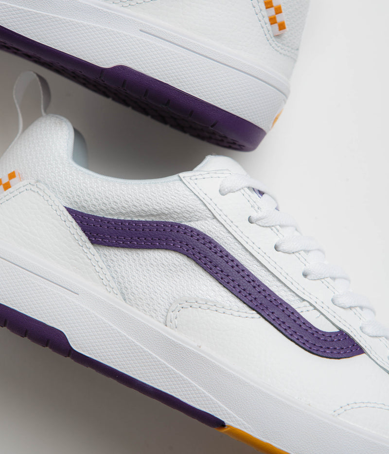 Vans Skate Zahba Shoes in White and Multi
