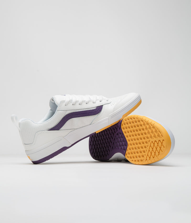 Vans Skate Zahba Shoes in White and Multi
