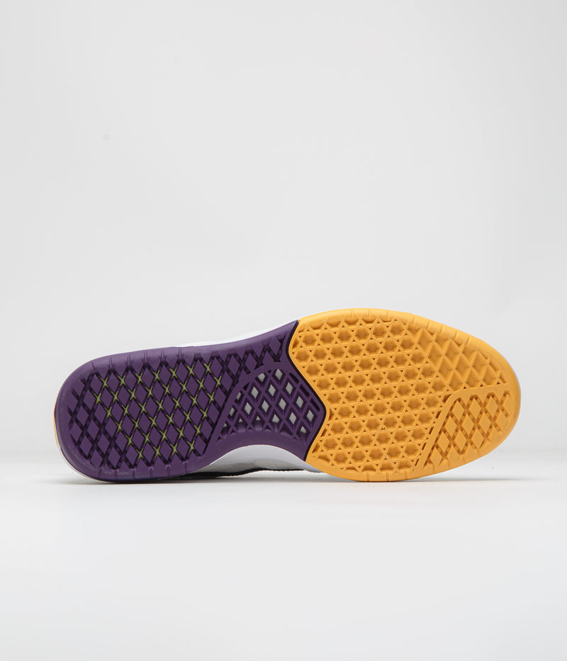 Vans Skate Zahba Shoes in White and Multi