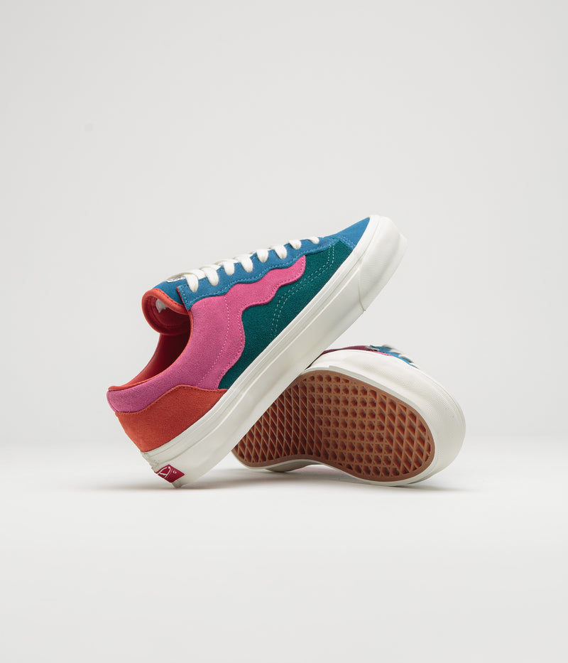 Vans x by Parra Skate Old Skool 36+ Shoes in Parra Midnight and Carmine
