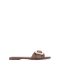 VASILI - CHOCOLATE RAFFIA-Sandals-Billini-Billini