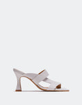 Vica White Leather