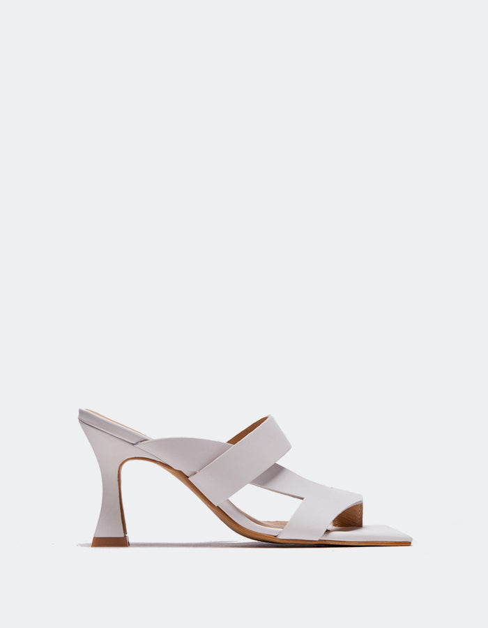 Vica White Leather