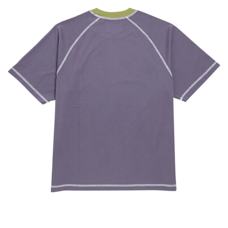 Welcome Rash Paneled T-Shirt - Grape
