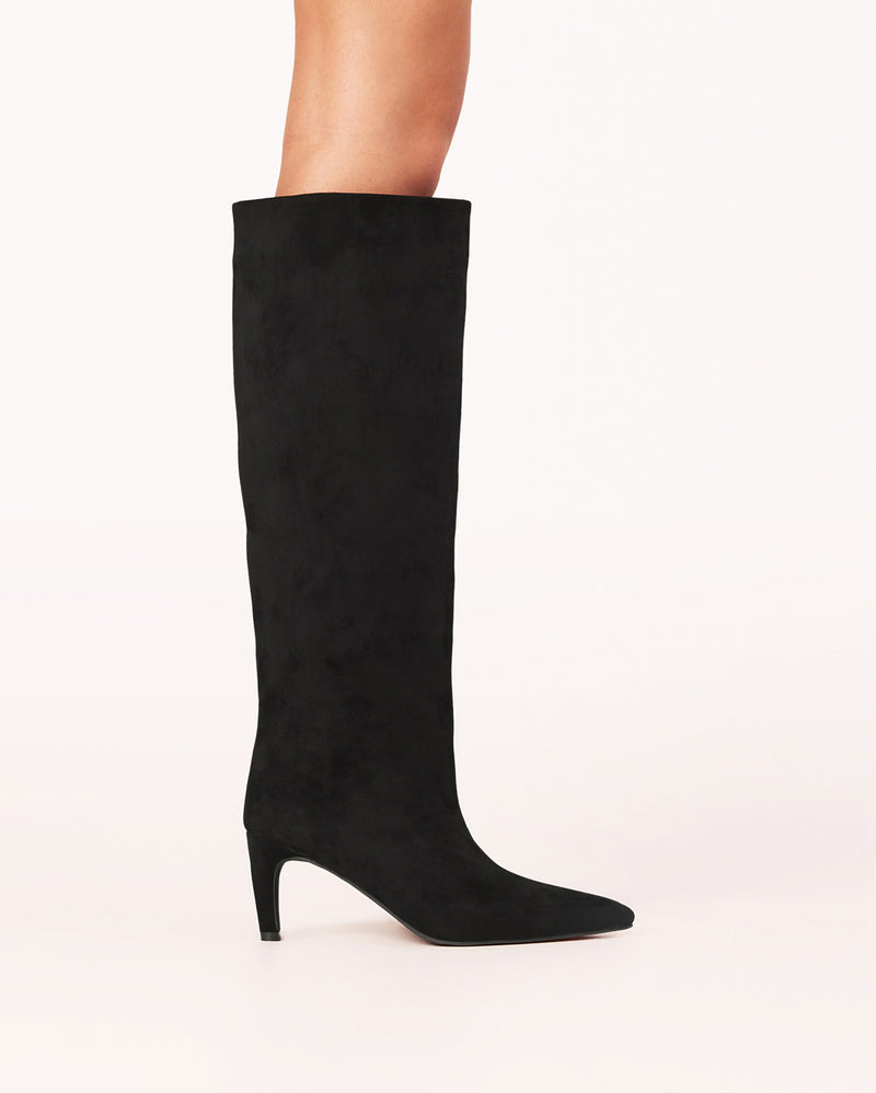WHIMSY - BLACK SUEDE-Boots-Billini-Billini