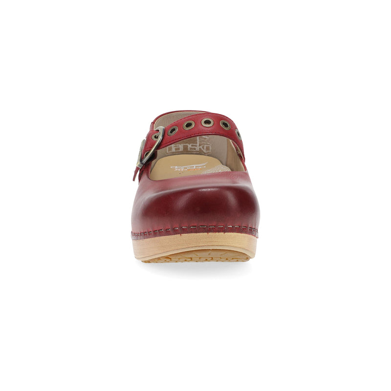 Toe image of Wide XP 2.0 Mary Jane Clog Red Leather