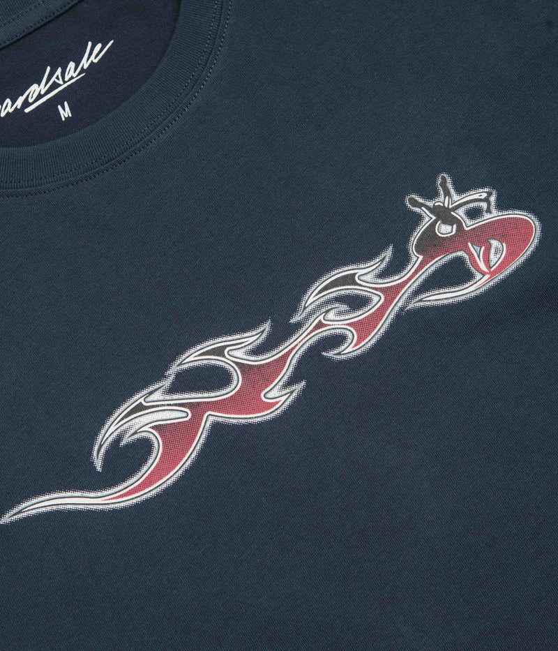 Yardsale Phantasy Flame T-Shirt in Navy