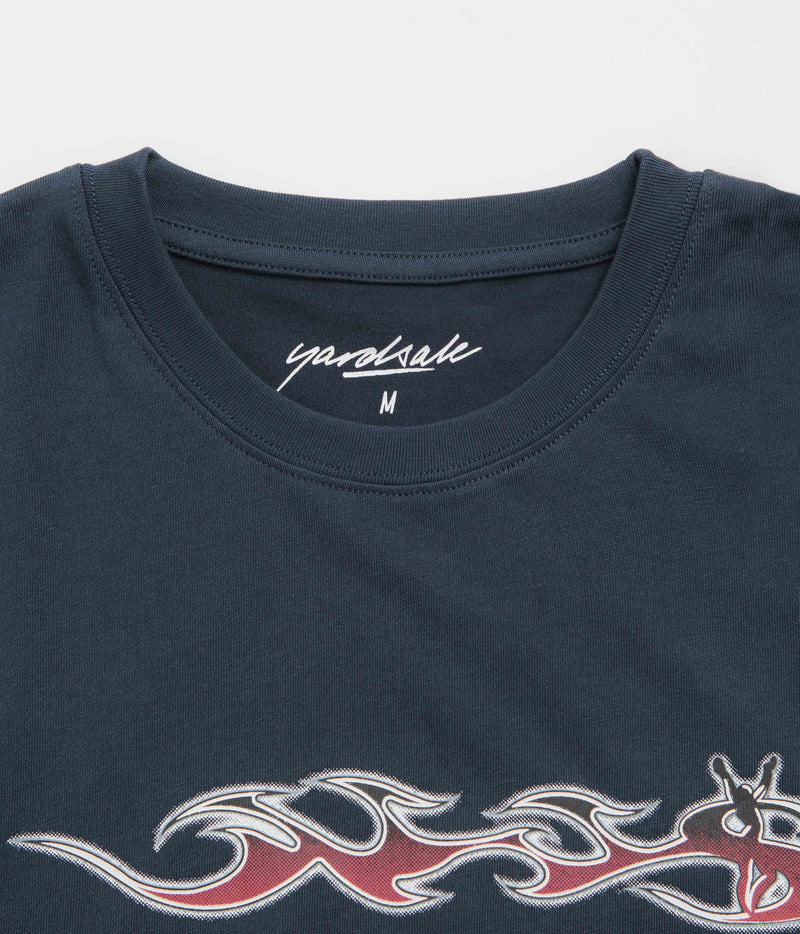 Yardsale Phantasy Flame T-Shirt in Navy