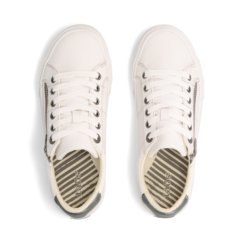 Top down image of Z Soul White/Pewter 6