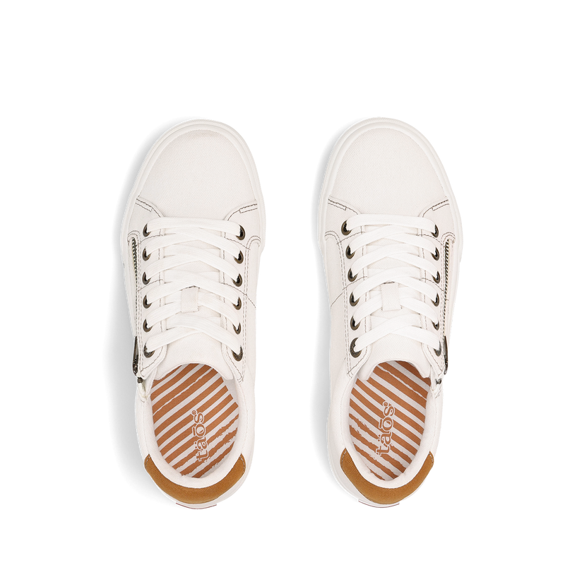 Top down Image of Z Soul White/Golden Tan 6