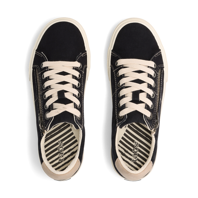 Top down Image of Z Soul Black/Tan Distressed 6