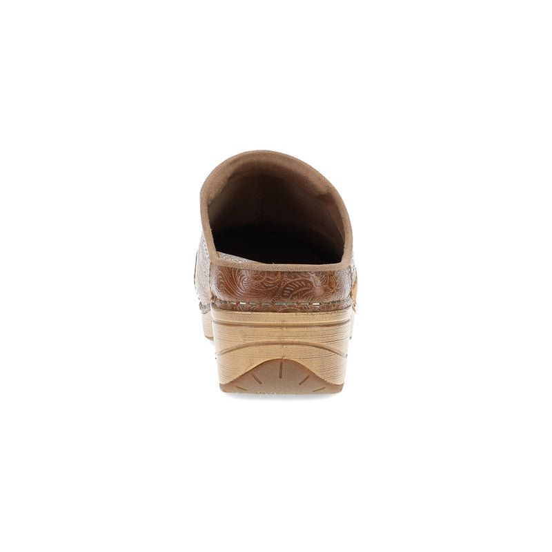 Heel image of Zinnia Clog Tan Multi